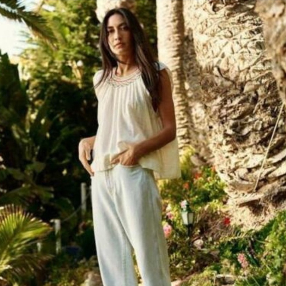 The Great The Windswept Cream Blouse